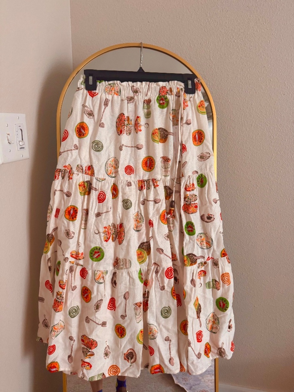 Lisa Says Gah Andre Skirt Caviar Dreams White - XS